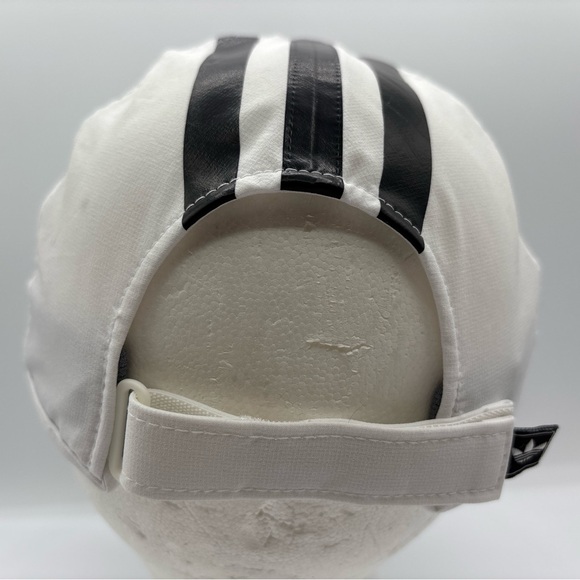 Adidas Originals Women’s Original Relaxed Black/White Nylon StrapBack Hat OSFM - Picture 8 of 16